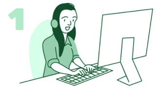 フォームに記入